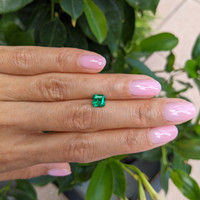 0.99 Ct. Emerald from Zambia Life Style