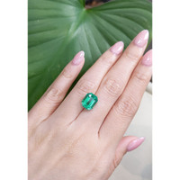 4.54 Ct. Emerald from Zambia Life Style