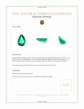0.85 Ct. Emerald from Zambia Appraisal