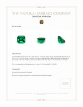 1.90 Ct. Emerald from Colombia Appraisal