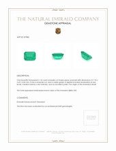 1.34 Ct. Emerald from Brazil Appraisal