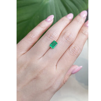 1.34 Ct. Emerald from Brazil Life Style