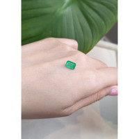 1.34 Ct. Emerald from Brazil Life Style