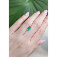 1.34 Ct. Emerald from Brazil Life Style