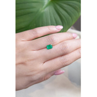 0.95 Ct. Emerald from Brazil Life Style