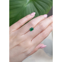 0.76 Ct. Emerald from Brazil Life Style