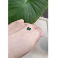 0.76 Ct. Emerald from Brazil Life Style