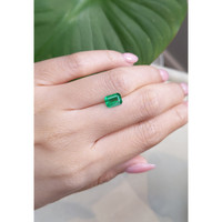 1.10 Ct. Emerald from Brazil Life Style