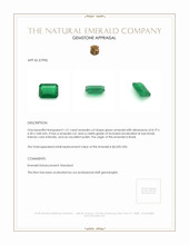 1.51 Ct. Emerald from Brazil Appraisal
