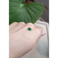 0.79 Ct. Emerald from Brazil Life Style