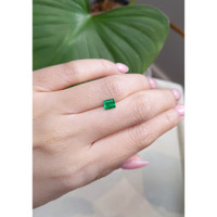 0.72 Ct. Emerald from Brazil Life Style