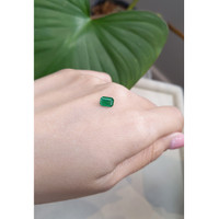 0.70 Ct. Emerald from Brazil Life Style