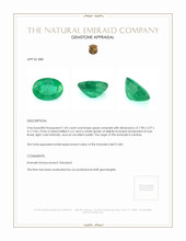 1.05 Ct. Emerald from Zambia Appraisal
