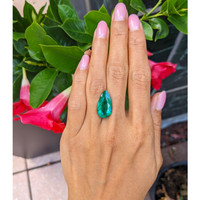 8.13 Ct. Emerald from Colombia Life Style
