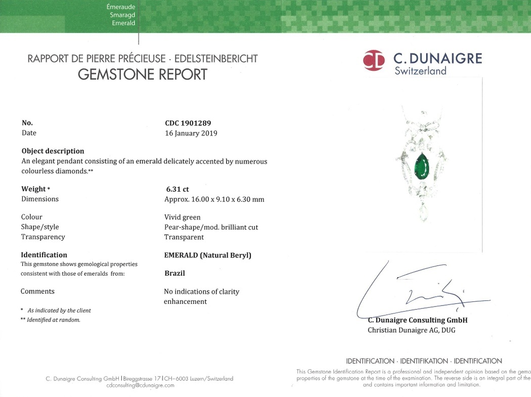 6.31 Ct. Emerald from Brazil