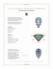 1.82 Ct. Emerald from Colombia 3 D Scan Report