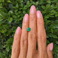 1.28 Ct. Emerald from Colombia Life Style