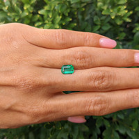 1.45 Ct. Emerald from Colombia Life Style