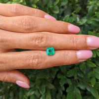 1.54 Ct. Emerald from Colombia Life Style