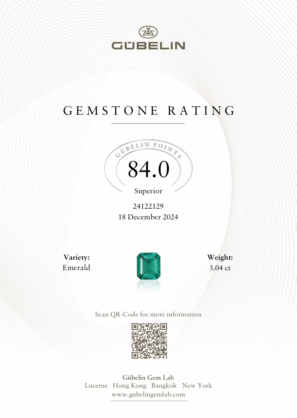 3.04 Ct. Emerald from Colombia