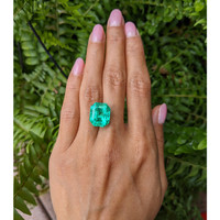 13.42 Ct. Emerald from Colombia Life Style