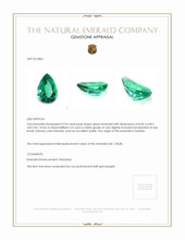 0.94 Ct. Emerald from Zambia Appraisal
