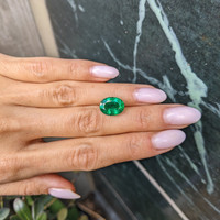 4.58 Ct. Emerald from Zambia Life Style