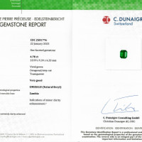 4.78 Ct. Emerald from Zambia Scan Report