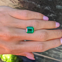 4.78 Ct. Emerald from Zambia Life Style