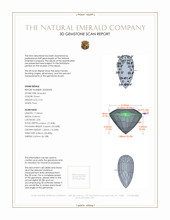 5.52 Ct. Emerald from Zambia 3 D Scan Report