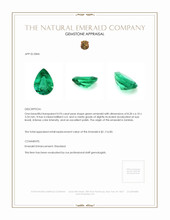 0.93 Ct. Emerald from Zambia Appraisal