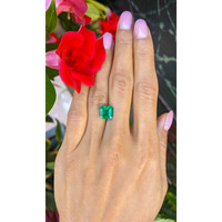 2.77 Ct. Emerald from Zambia Life Style