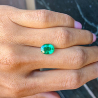 2.29 Ct. Emerald from Zambia Life Style