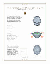2.29 Ct. Emerald from Zambia 3 D Scan Report