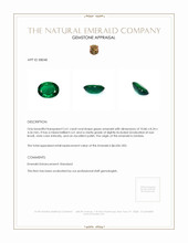 2.61 Ct. Emerald from Zambia Appraisal