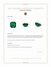 3.23 Ct. Emerald from Zambia Appraisal