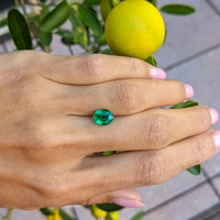 1.56 Ct. Emerald from Zambia Life Style