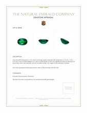 2.33 Ct. Emerald from Zambia Appraisal