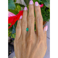 0.75 Ct. Emerald from Afghanistan Life Style