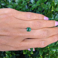0.88 Ct. Emerald from Zambia Life Style