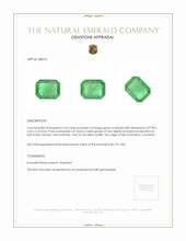 2.44 Ct. Emerald from Colombia Appraisal
