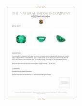 3.09 Ct. Emerald from Zambia Appraisal