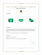 2.06 Ct. Emerald from Zambia Appraisal