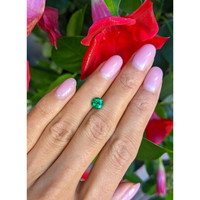 0.86 Ct. Emerald from Zambia Life Style