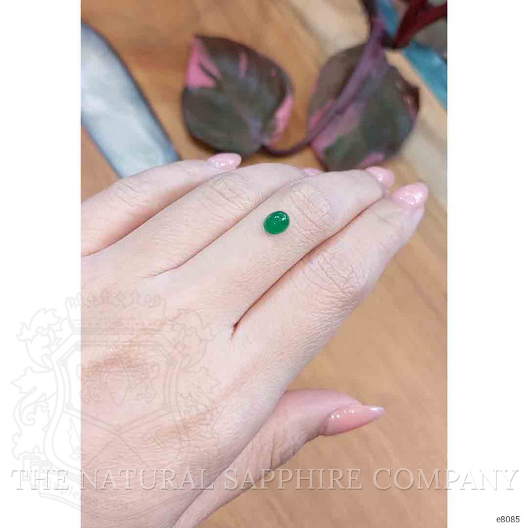 0.85 Ct. Cabochon Emerald from Zambia