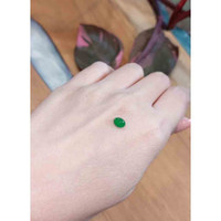 0.85 Ct. Cabochon Emerald from Zambia Life Style