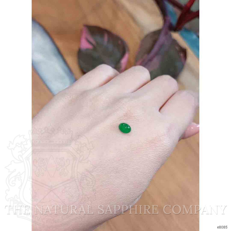0.85 Ct. Cabochon Emerald from Zambia