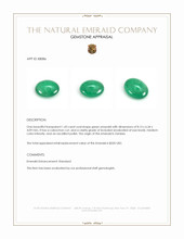 1.43 Ct. Cabochon Emerald from Zambia Appraisal