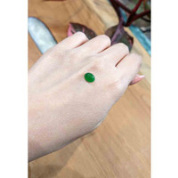 1.80 Ct. Cabochon Emerald from Zambia Life Style