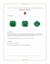 3.57 Ct. Cabochon Emerald from Zambia Appraisal